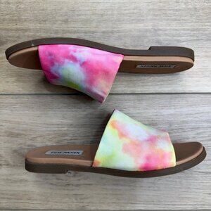 Steve Madden Karolyn Tie Dye Fabric Slide Sandals Size 7.5M